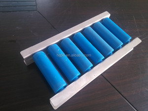 Huiqian Tragbarer Kunststoff-PVC-Manueller Rollenförderer 50mm Durchmesser Gummiband Einstellbare Geschwindigkeit Antistatisch Kohlenstoffstahl/Aluminium - Product Image 4