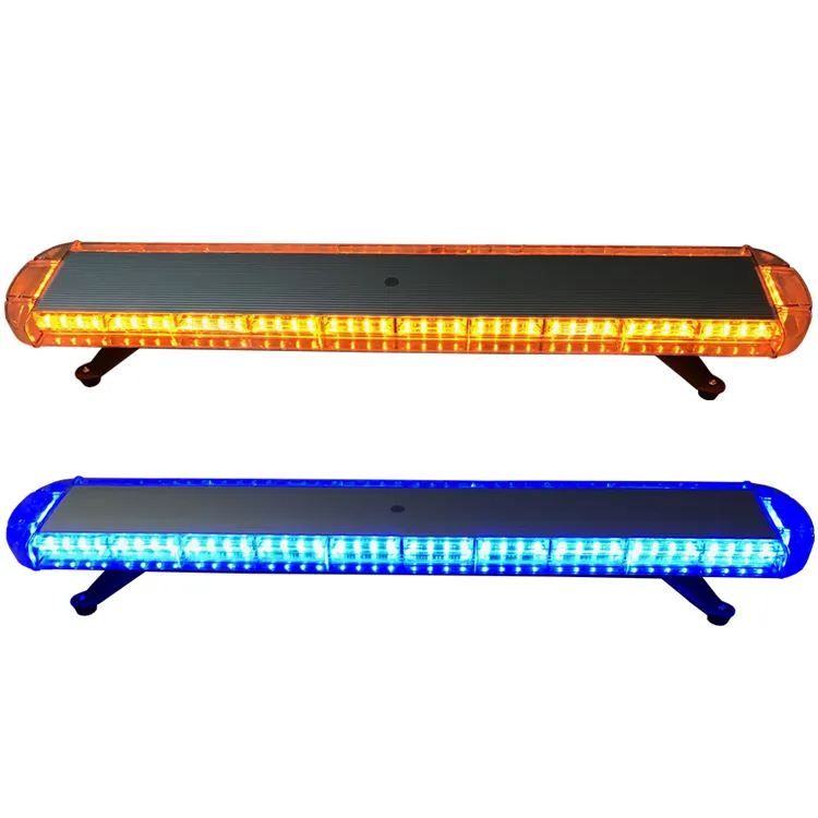 12 voltios 24 voltios 46 pulgadas 88 LED rojo blanco ámbar azul verde Barra de luz de advertencia para auto camión ambulancia luz de emergencia