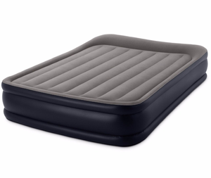 INTEX 64136 Dura-Beam Inflatable Airbed Queen Deluxe Pillow Rest foldable air mattress