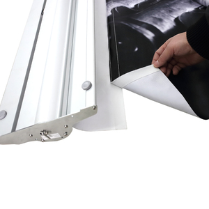 Di alta qualità pavimento in piedi Widebase <span class=keywords><strong>roll</strong></span> <span class=keywords><strong>up</strong></span> banner stand, <span class=keywords><strong>Premium</strong></span> pavimento in piedi teardrop banner, portatile rotoli in su il basamento della bandiera - Product Image 5