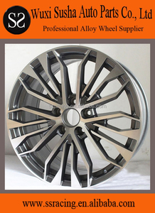 SS 18 "Black Machine Face Réplica Llantas de rueda de aluminio para A6 A6L <span class=keywords><strong>A8L</strong></span> - Product Image 3
