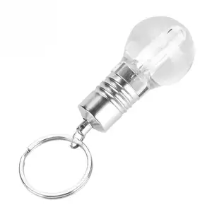 מנורת אור הנורה בצורת Keyring USB 2.0 לוגו מותאם אישית usb כונן עם מפתח chian
