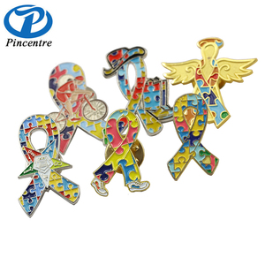 <span class=keywords><strong>Badge</strong></span> en métal en gros pour la lutte <span class=keywords><strong>contre</strong></span> <span class=keywords><strong>le</strong></span> <span class=keywords><strong>cancer</strong></span> du sein, ruban rose - Product Image 5