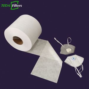 N99 N95 Filter wajah medis sejuk 100% Polipropilena kain tenun tidak ditiup EN14683 penggunaan Rumah Sakit - Product Image 4