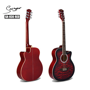 HS-3930 39 'tapa de transferencia de agua de <span class=keywords><strong>tino</strong></span> high-gloss estudiante de color guitarra acústica precio barato para principian - Product Image 5