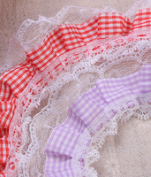Filet de bordure en dentelle Garniture en dentelle Fluffy Ruffled Trim DIY Jupe Edge Collar Accessoires de robe pour chaussettes Accessoires