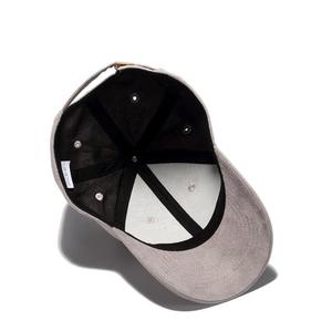 Tùy Chỉnh 2017 New Mens Có Thể Điều Chỉnh Đồng Bằng Trống Màu Đen Màu Xám Da Lộn Ngắn Bill Mũ Bóng Chày Thể Thao Snapback Mũ Với Dây Đeo Bằng Da - Product Image 4