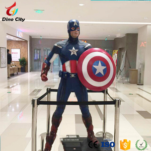 Film hero en fiber de verre vie taille <span class=keywords><strong>superman</strong></span> statue - Product Image 2