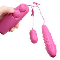 Erotisches Spielzeug für Frauen Double Jump Egg Fernbedienung Vibrieren Lesben Sexspielzeug Bullet Dildo Vibrator Klicken Sie auf Vibrierendes Ei