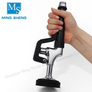 American Style Industrial <strong>Kitchen</strong> <strong>Shower</strong> Single Hole Flexible <strong>Kitchen</strong> Faucet with Sprayer - Product Image 4