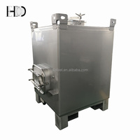 Réservoir de stockage de lait en acier inoxydable de qualité alimentaire Wanlong OEM, IBC Tote Tank 1000L, respectueux de l'environnement