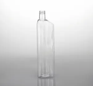 1L şeffaf boş PET plastik şişe, 1000ml pet şişe