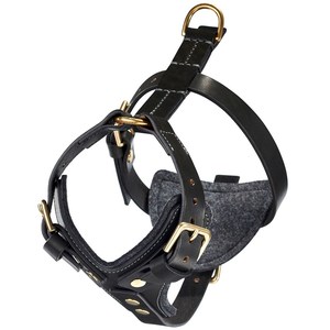 Wholesale OEM Manufacture Vegan <strong>Leather</strong> <strong>Dog</strong> Training Vest <strong>Dog</strong> Backpack <strong>Harness</strong> - Product Image 2