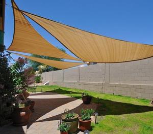 Waterproof Triangular Patio <strong>Sun</strong> Shade <strong>Sail</strong> Combination Net Awning <strong>Canopy</strong> - Product Image 4