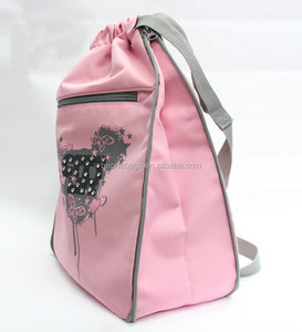 Mochila con cordón para niñas, bolsa de ballet con correas de hombro para ensayos de baile y actuaciones - Product Image 6
