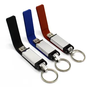 Công suất thực 64GB Ổ Đĩa Bút Keychain da USB 2.0 Ổ Đĩa Flash 4GB 8GB 16GB 32GB USB Flash Drive