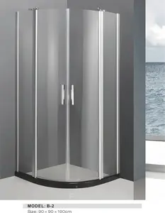 sliding door simple shower cabinet room and portable clean shower enclosure