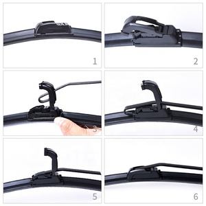 Escobillas limpiaparabrisas planas para mano izquierda y derecha, accesorios para coche - Product Image 3