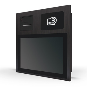 Jawest <span class=keywords><strong>RFID</strong></span> считыватель ПК панели 19 дюймов pos планшетный компьютер с Биометрическим принтера - Product Image 4