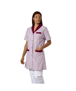 Uniforme da cameriera e babysitter da donna, camicia con scollo a V per salone - Product Image 2