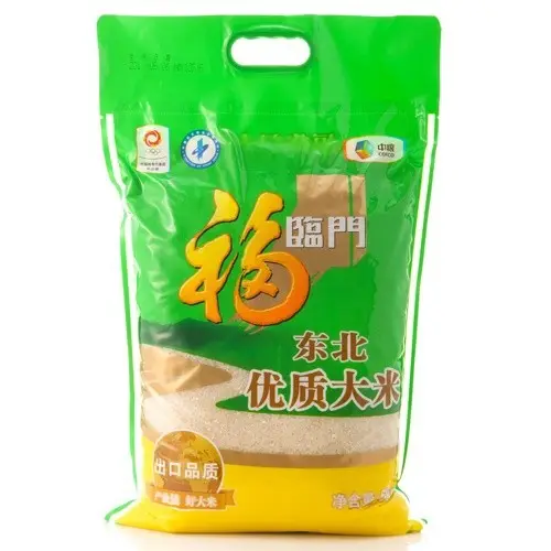 10kg die-cut plastik pirinç çuvalları/pirinç ambalaj çanta