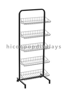 2-Caster Regali <span class=keywords><strong>Negozio</strong></span> Tubo Metallico Filo Metallico <span class=keywords><strong>Da</strong></span> Pavimento Decorazione Nastro Al Dettaglio Display Stand - Product Image 1