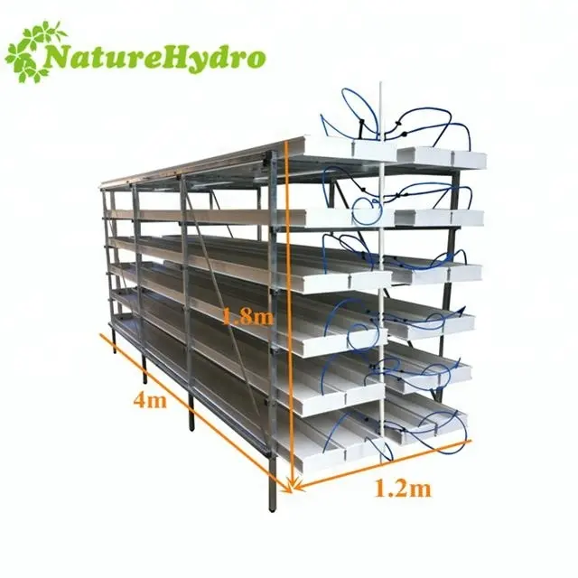 Baki Hidroponik PVC untuk Sistem Fodder Hewan Hidroponik