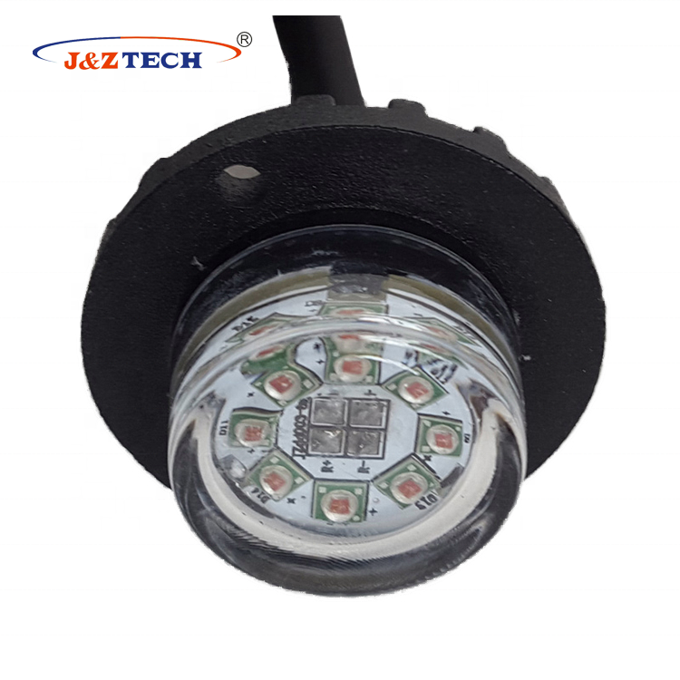 Рассеянный фонарик для парика, синие, красные, белые огни, светодиодная сигнальная решетка