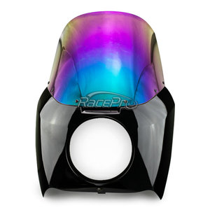 ชุดแต่งไฟหน้ามอเตอร์ไซค์พร้อมชิลด์บังลมสไตล์คลับ สำหรับฮาร์เลย์ ไดน่า ซุปเปอร์ไกลด์ ที-สปอร์ต - Product Image 4