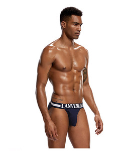 All'ingrosso comodo e <span class=keywords><strong>senza</strong></span> <span class=keywords><strong>cuciture</strong></span> biancheria intima da <span class=keywords><strong>uomo</strong></span> personalizzato Logo <span class=keywords><strong>Boxer</strong></span> e perizoma breve tessuto a maglia traspirante - Product Image 3