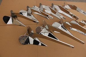 Ancres de bateau marines en acier inoxydable miroir de <span class=keywords><strong>type</strong></span> <span class=keywords><strong>Delta</strong></span>, différentes tailles - Product Image 5