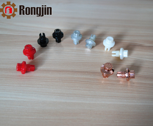 Trung quốc sản xuất tùy chỉnh màu sắc Bánh xe nhựa đinh tán D-004 - Product Image 3