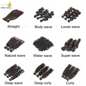 เกรดธรรมชาติเวอร์จินบราซิลคลิปในนามสกุลผมมนุษย์ - Product Image 4