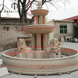 <span class=keywords><strong>Fuente</strong></span> de agua, suministro barato, grande, decoración de jardín al aire libre, <span class=keywords><strong>fuente</strong></span> de agua de caballo de mármol <span class=keywords><strong>Roma</strong></span> - Product Image 3