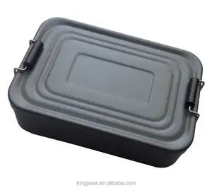 Boîte à lunch en aluminium Offre Spéciale, boîte à courrier Portable de Camping en forme de boîte à déjeuner légère bento boîte à nourriture