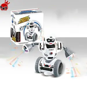 Robot de juguete universal con música ligera, juguete inteligente para caminar