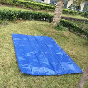 100g PE Tarpaulin 12x16 Blue Tarp