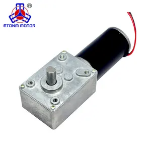 12 V 24 V DC motor del engranaje de gusano para silla de ruedas