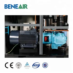 Pet High Pressure 30 Bar 40 Bar Two-stage Screw Air Compressor With Water-injected Oil-free Technology