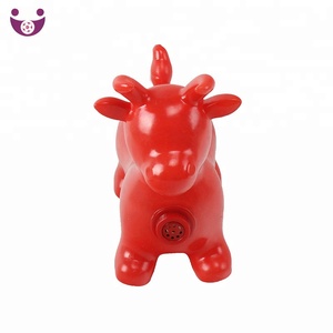 Taureaux gonflables écologiques en PVC certifiés CE avec musique pour enfants, <span class=keywords><strong>jouet</strong></span> animal pour jeux en extérieur - Product Image 2