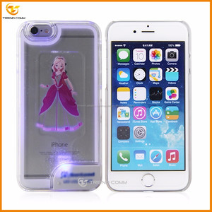 LED clair neige blanc pricess liquide cas de couverture pour l'iphone 6 6 s - Product Image 2