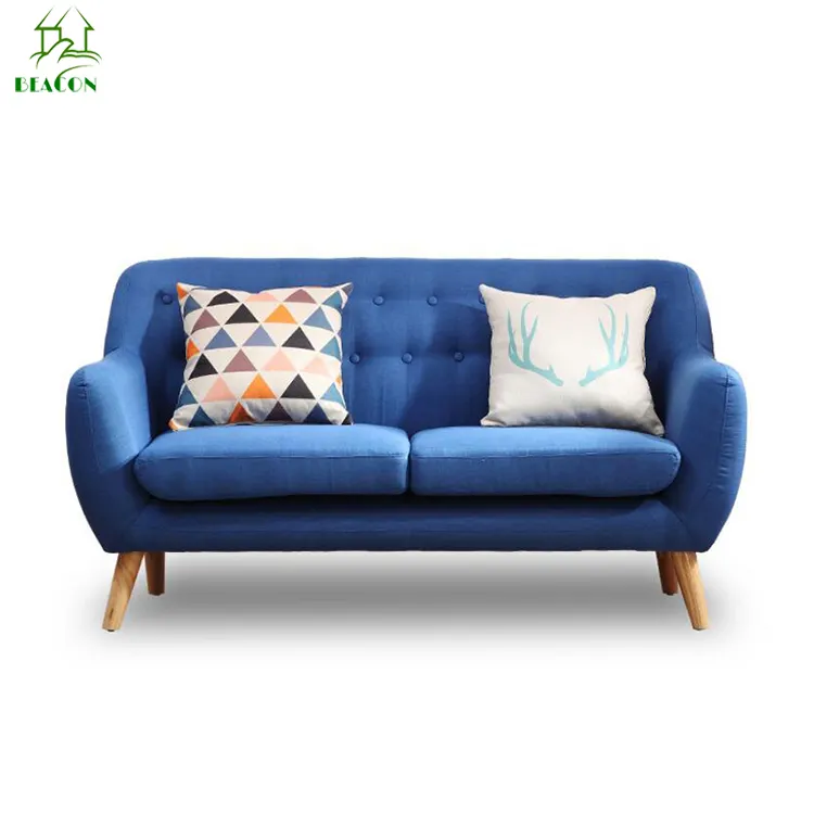 North europe style l shape sofa furniture, simple modern living room 2 seater sofa,single 1 seat fabric sofa