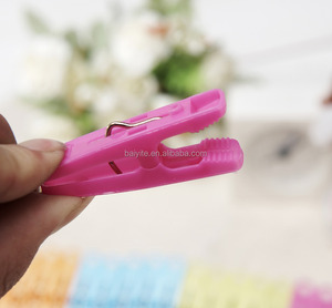 Pinzas de secado de ropa, Material Abs, Mini pinzas coloridas de acero inoxidable - Product Image 5