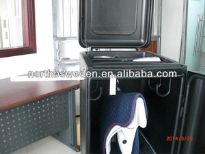 Baule Portasella con Serratura <span class=keywords><strong>per</strong></span> Articoli di Selleria ed Equitazione - Product Image 2