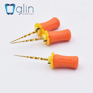 Venta de fábrica, limas de mano Gold Pro, taladros de conducto radicular activados por calor Niti Nano Gold, limas de apertura SX para tratamiento de conducto radicular - Product Image 1