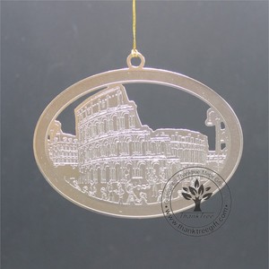 Luoghi di interesse famosa Colosseo metallo souvenir ornamento - Product Image 1