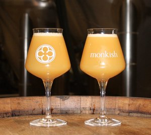 ユニークなロゴカスタマイズされたテクグラスチューリップビールグラス