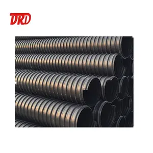 用于管道的 DN300-DN1800 钢带增强 HDPE 双壁波纹管