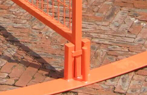 10ft di chuyển xây dựng hàng rào an ninh tấm cam tạm thời xử lý nhiệt Hàng rào gỗ - Product Image 6