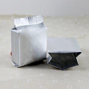 <span class=keywords><strong>Side</strong></span> <span class=keywords><strong>Gusset</strong></span> Bạc Tinh Khiết Nhôm Lá Cao Barrier Nhiệt Sealable Long Term Bao Bì Thực Phẩm Túi Với Tear Notch - Product Image 4